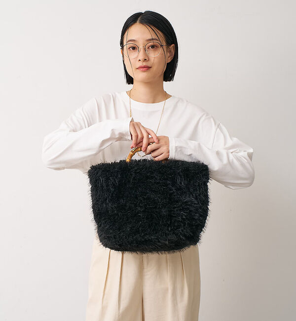 collex「【WEB限定】【EARTH MADE】ファーバンブートートバッグ」|トートバッグ|