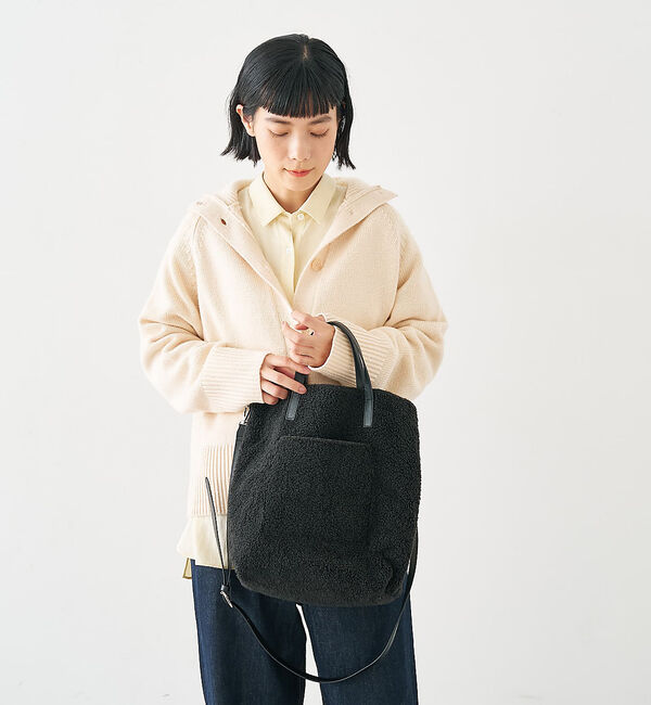 collex「2WAYリバーシブルボアトートバッグ」|トートバッグ|