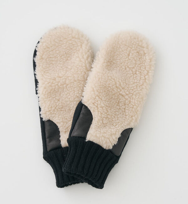 collex「【福田手袋】【タッチパネル対応】ボアミトングローブ」|手袋|