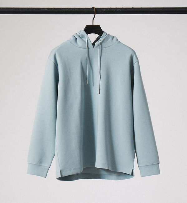 ABAHOUSE「シルキー ダンボール プルオーバー パーカー」|パーカー|グリーン