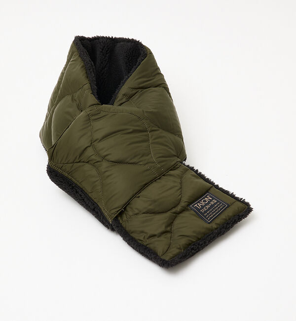 ABAHOUSE「【WEB限定】TAION/タイオン リバーシブル ダウンマフラー-ソフトシェルR」|マフラー|