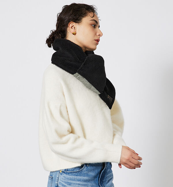 ABAHOUSE「【WEB限定】TAION/タイオン リバーシブル ダウンマフラー-ソフトシェルR」|マフラー|