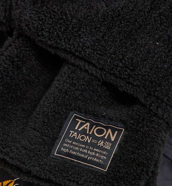 ABAHOUSE「【WEB限定】TAION/タイオン リバーシブル ダウンマフラー-ソフトシェルR」|マフラー|