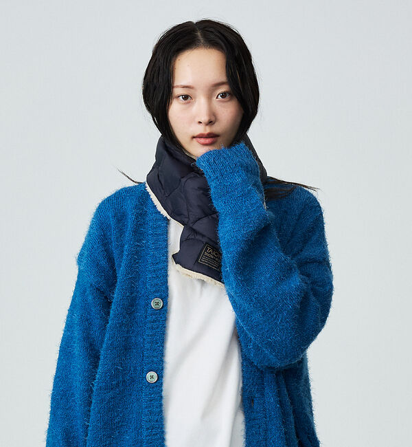 ABAHOUSE「【WEB限定】TAION/タイオン リバーシブル ダウンマフラー-ソフトシェルR」|マフラー|