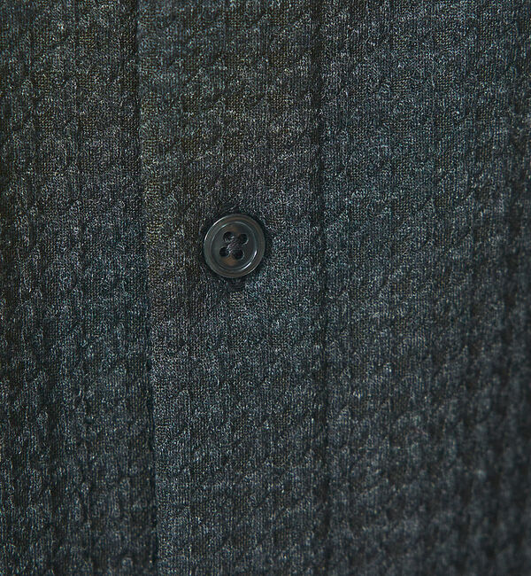 ABAHOUSE「【FLEX SHIRTS】千鳥柄フクレガジャガード ジャージシャツ」|シャツ・ブラウス|