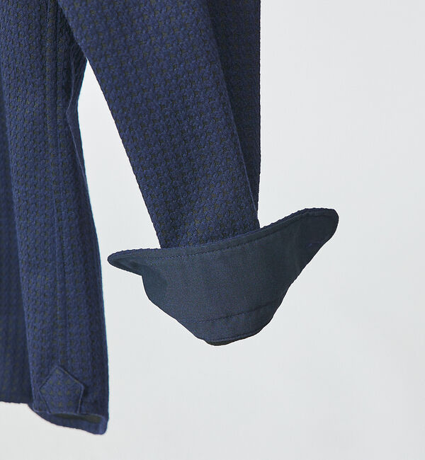 ABAHOUSE「【FLEX SHIRTS】千鳥柄フクレガジャガード ジャージシャツ」|シャツ・ブラウス|