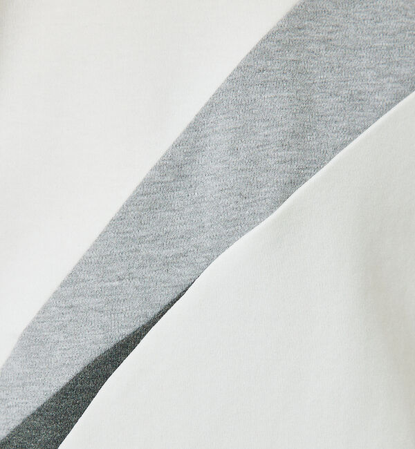 ABAHOUSE「【バイアスライン】配色切り替え ポンチ 長袖Tシャツ」|Tシャツ・カットソー|
