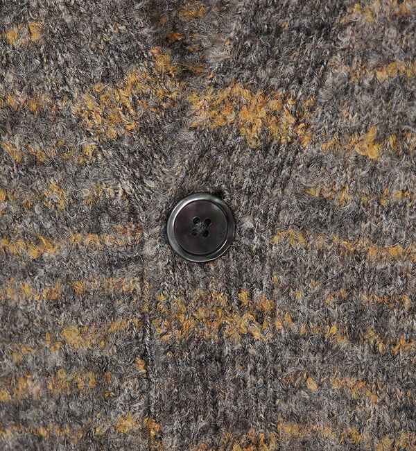 ABAHOUSE「【シャギー素材】ミックスループヤーン　カーディガン / メランジニット」|カーディガン|