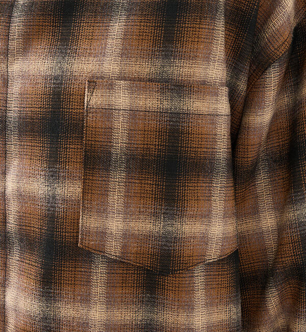 ABAHOUSE「【Revo.レボ】 オンブレーチェックシャツ/ルーズフィット /セットアップ/ユ」|シャツ・ブラウス|