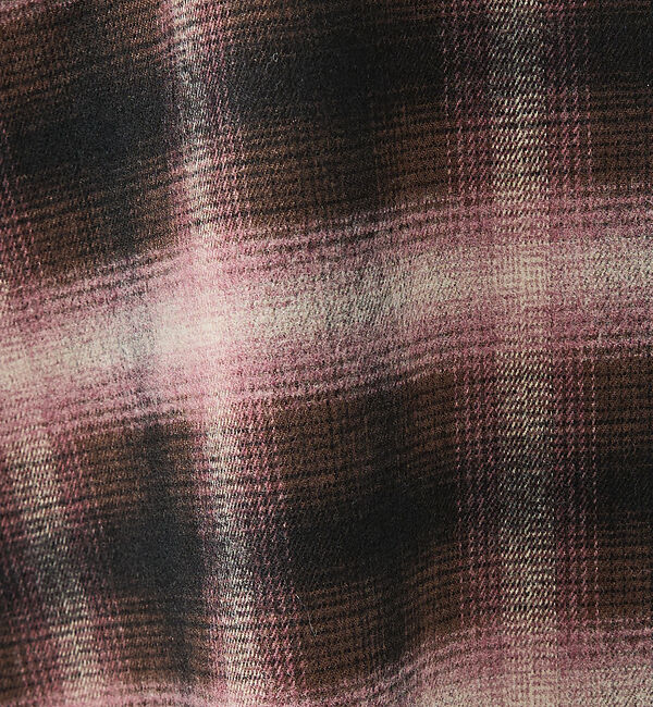 ABAHOUSE「【Revo.レボ】 オンブレーチェックシャツ/ルーズフィット /セットアップ/ユ」|シャツ・ブラウス|