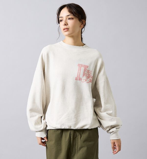 ABAHOUSE「【REMI RELIEF / レミ レリーフ】  SP加工 3飛び裏毛 クルース」|スウェット・ジャージ|