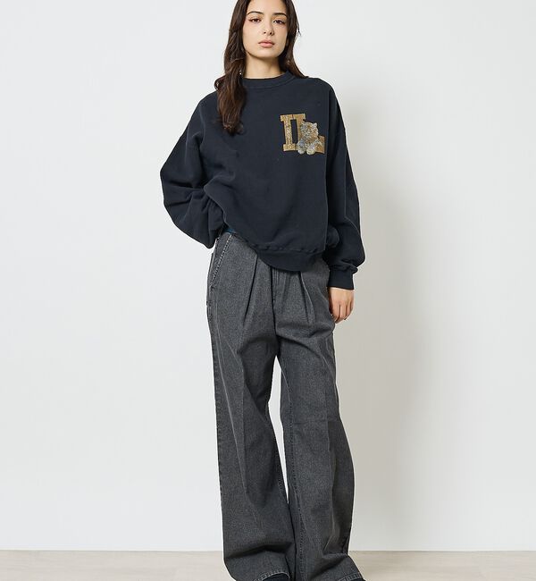 ABAHOUSE「【REMI RELIEF / レミ レリーフ】  SP加工 3飛び裏毛 クルース」|スウェット・ジャージ|