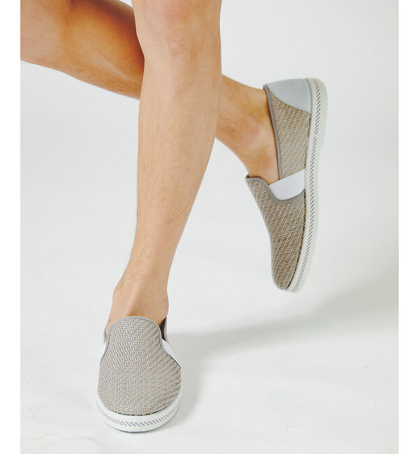 alfredoBANNISTER「【berevere別注】エラスティック サマースリッポン」|スニーカー|