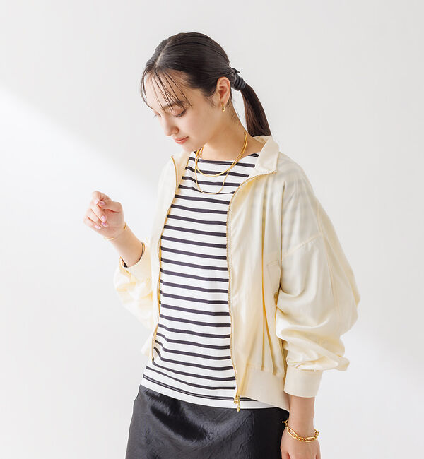 Rouge vif「ショートコクーン ナイロンブルゾン」|ブルゾン・スタジャン|