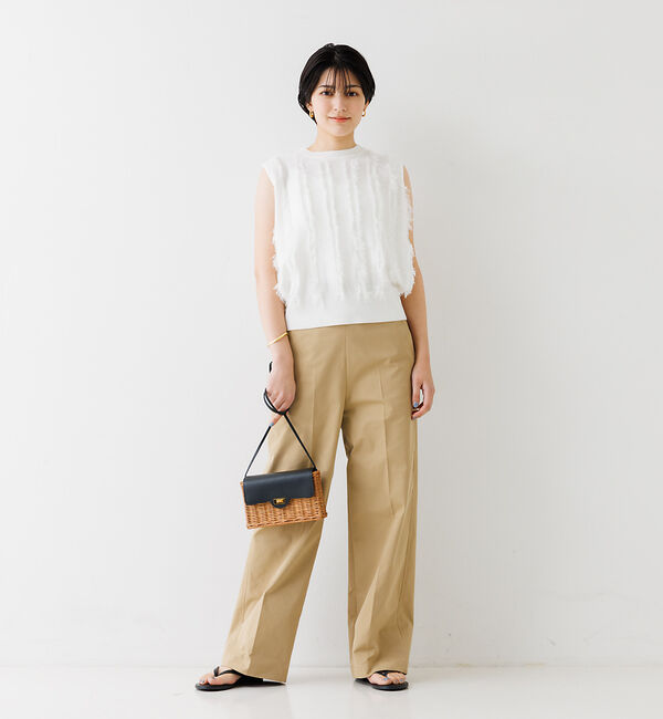 Rouge vif「【NICOLAS LAINAS/ニコラスライナス】レザートングサンダル」|サンダル|