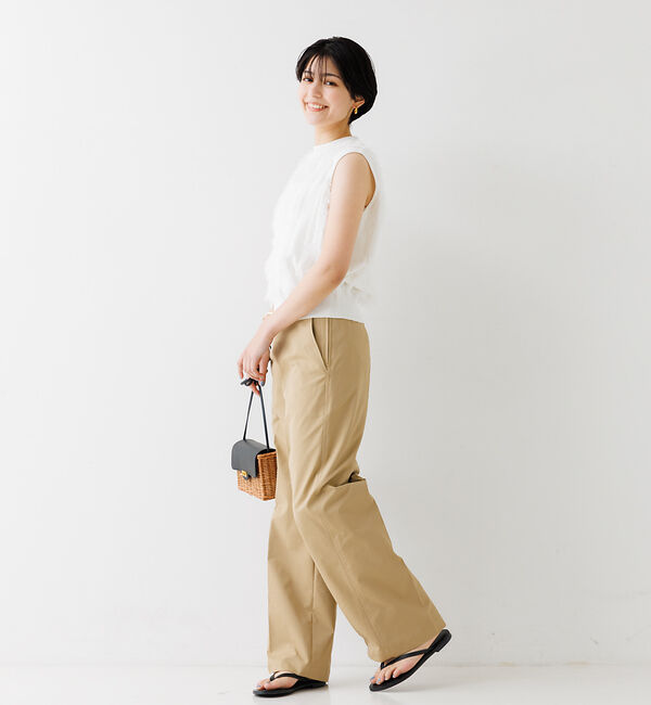 Rouge vif「【NICOLAS LAINAS/ニコラスライナス】レザートングサンダル」|サンダル|