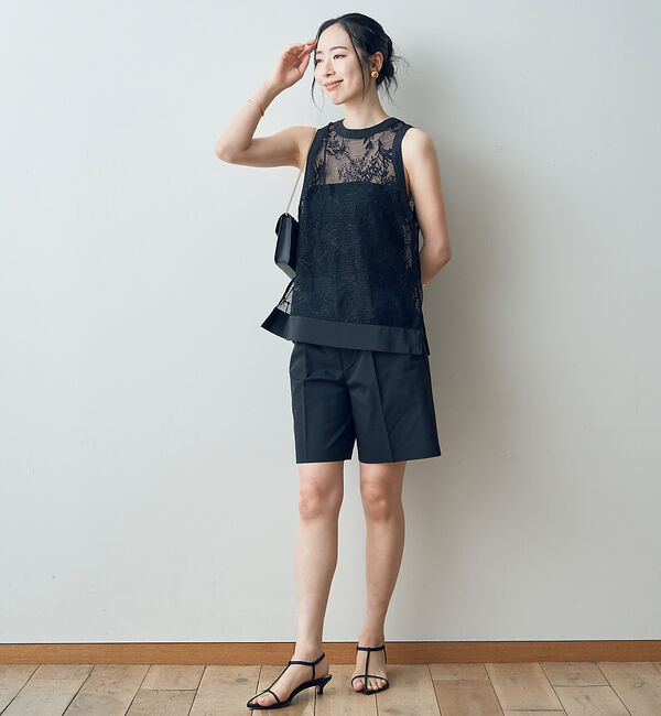 Rouge vif「ツイルワンタックショートパンツ」|その他|