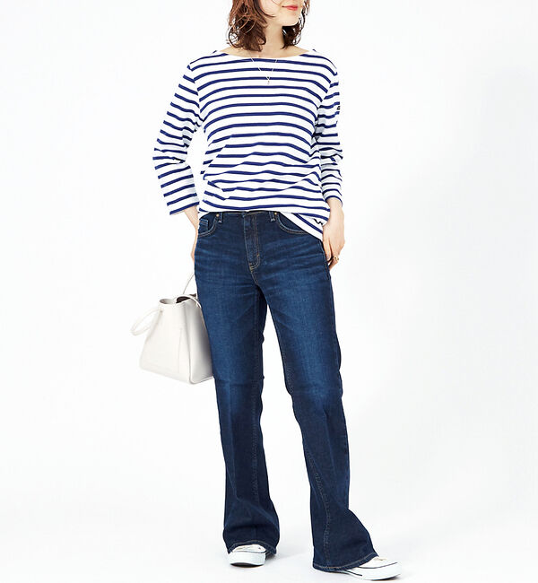 Rouge vif「【SOMETHING/サムシング】LISA フレアデニムパンツ」|デニム|