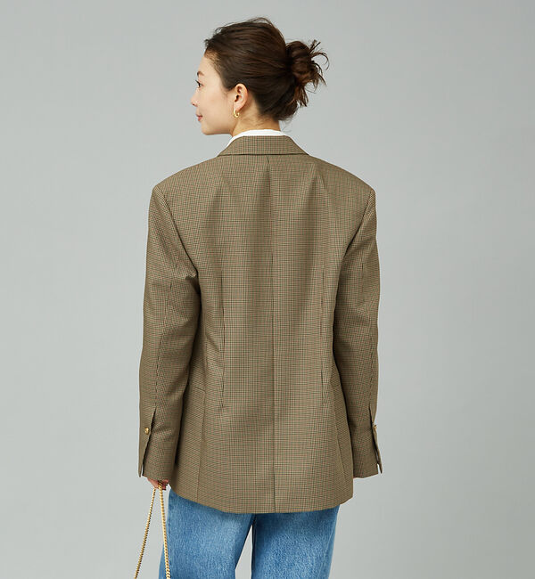 Rouge vif「チェックビックジャケット」|テーラードジャケット|