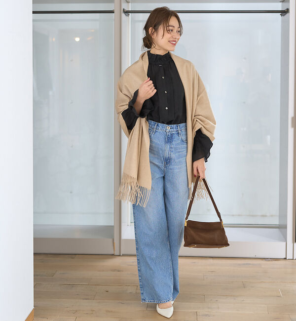 Rouge vif「カシミヤ無染色ストール」|マフラー|