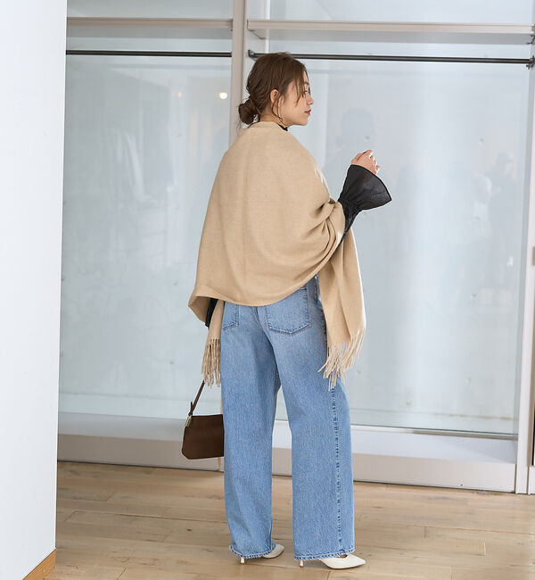 Rouge vif「カシミヤ無染色ストール」|マフラー|