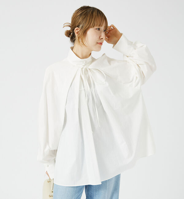 Rouge vif「ハイネックリボンブラウス2」|シャツ・ブラウス|