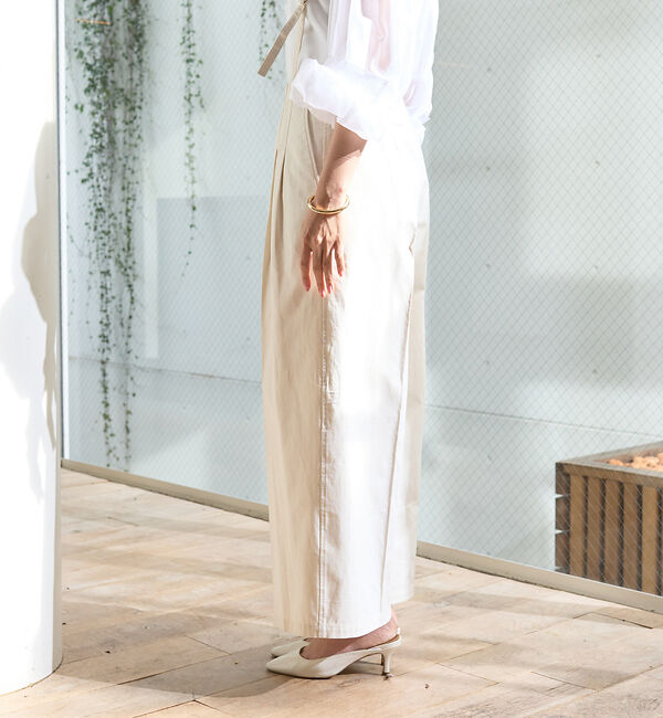 Rouge vif「サスペンダーワイドタックパンツ」|その他|