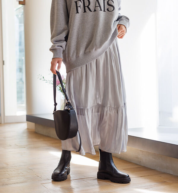 Rouge vif「追加2【ENESS／エネス】サイドゴアブーツ / ショートブーツ / 牛革」|ショートブーツ|