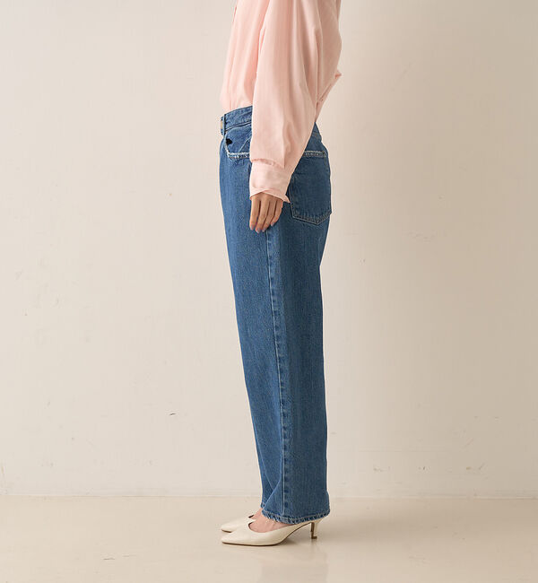 Rouge vif「【RED CARD/レッドカード】別注JAZZ ルーズテーパードワイドデニム」|デニム|