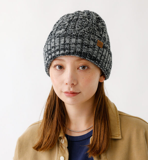 Rouge vif「【RUBEN/ルーベン】ケーブル裏ボアニット帽/ RUS-7092 MIX/メラ」|その他|