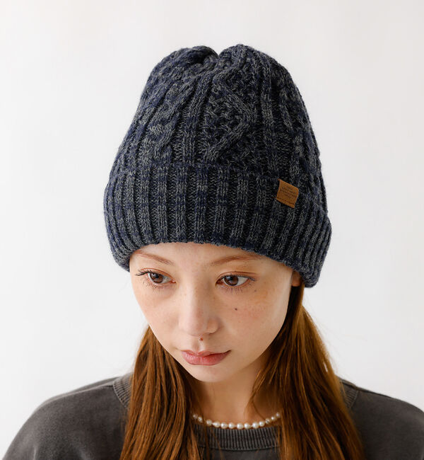 Rouge vif「【RUBEN/ルーベン】ケーブル裏ボアニット帽/ RUS-7092 MIX/メラ」|その他|