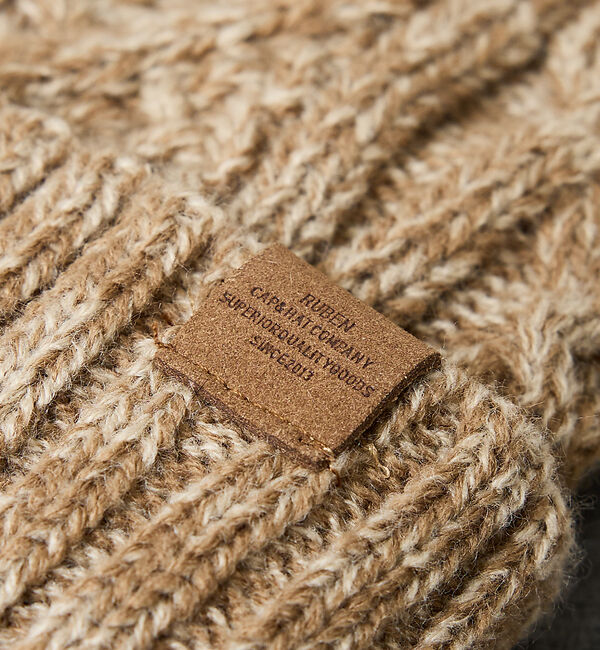 Rouge vif「【RUBEN/ルーベン】ケーブル裏ボアニット帽/ RUS-7092 MIX/メラ」|その他|