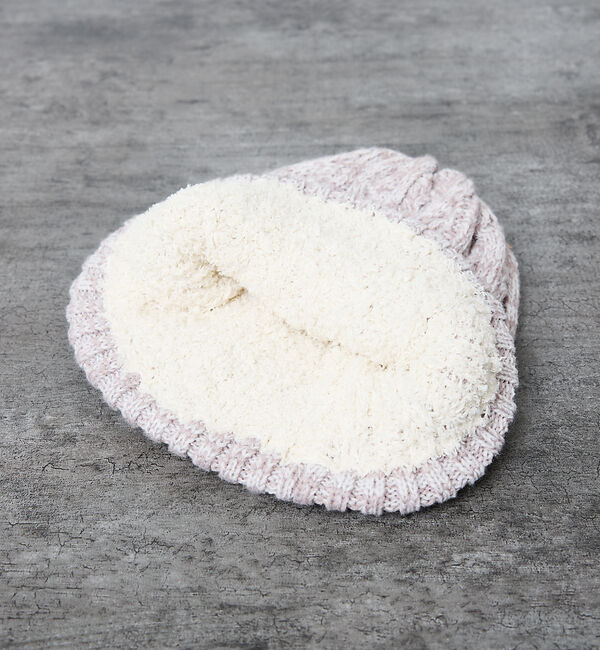 Rouge vif「【RUBEN/ルーベン】ケーブル裏ボアニット帽/ RUS-7092 MIX/メラ」|その他|