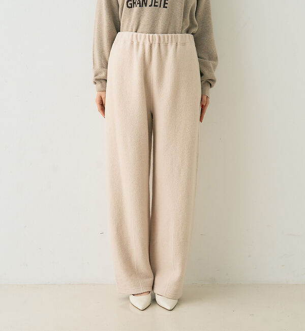 Rouge vif「ウール起毛ジャージーカーブパンツ」|その他|