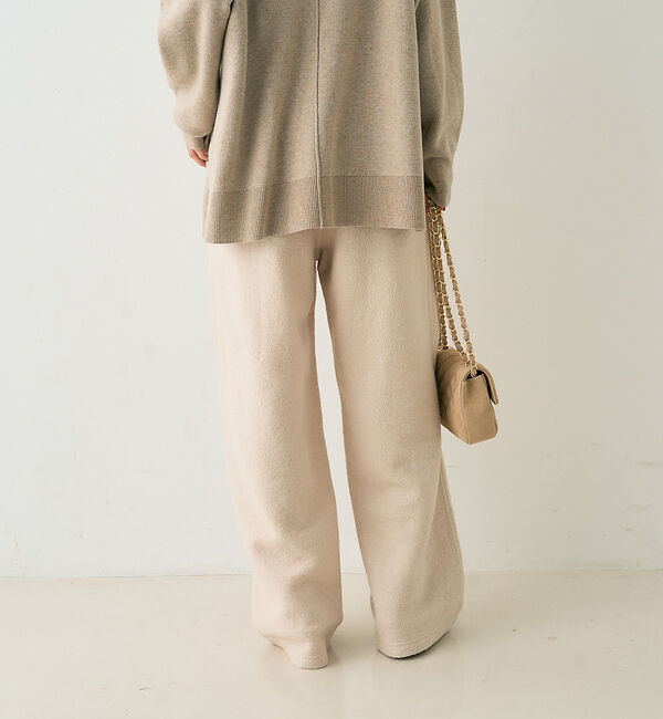 Rouge vif「ウール起毛ジャージーカーブパンツ」|その他|