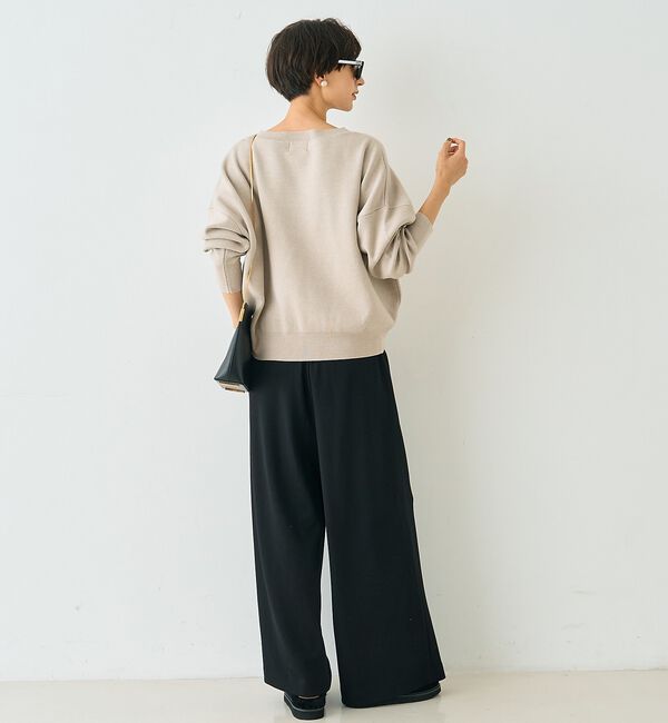 Rouge vif「【2026SS新作】ジャガードロゴニット ENTOURE DE CALME」|ニット・セーター|