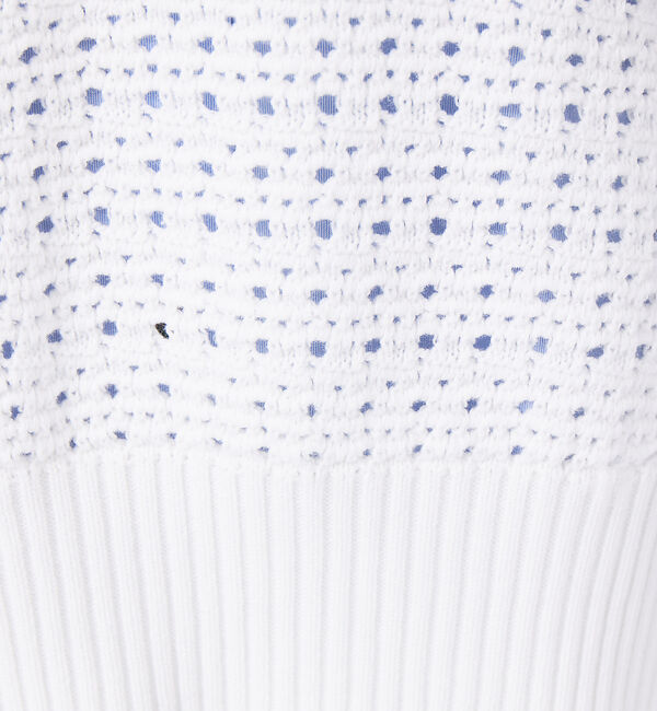 qualite「かぎ針風ニットベスト」|ベスト・ジレ|