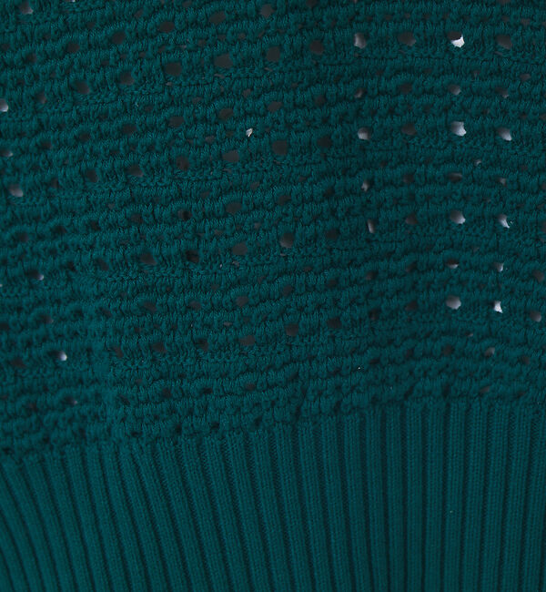 qualite「かぎ針風ニットベスト」|ベスト・ジレ|