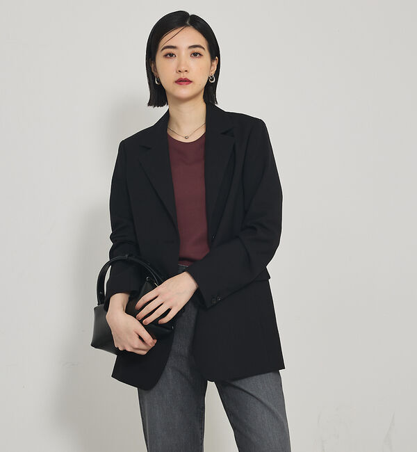 qualite「【セットアップ対応】TWツイルテーラードジャケット」|テーラードジャケット|