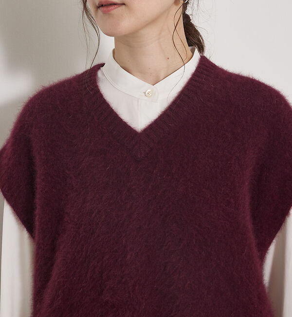 qualite「【重ね着を格上げ】フォックスウールジレ」|ベスト・ジレ|