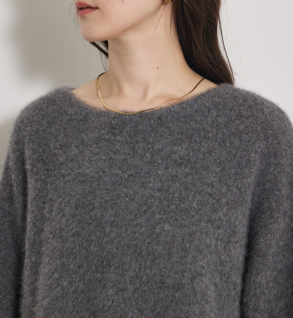 qualite「大人気ニット入荷！【新色登場！上質な肌ざわり】フォックスウールショートプルオーバ」|ニット・セーター|