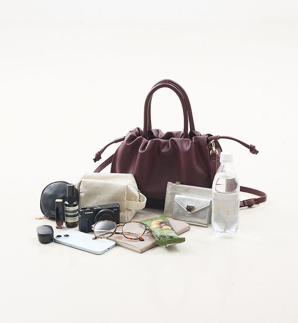 LOWELL things「【VERY掲載】Poche/ドローストリングトートミニ」|ショルダー・メッセンジャー|