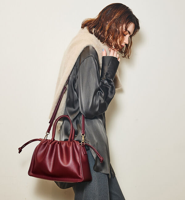 LOWELL things「【VERY掲載】Poche/ドローストリングトートミニ」|ショルダー・メッセンジャー|