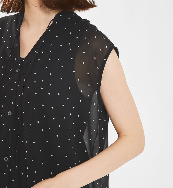 abahouse mavie「【セットアップ対応】ストリングノースリシャツ」|シャツ・ブラウス|