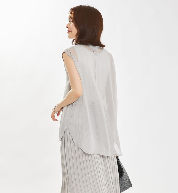 abahouse mavie「【セットアップ対応】ストリングノースリシャツ」|シャツ・ブラウス|