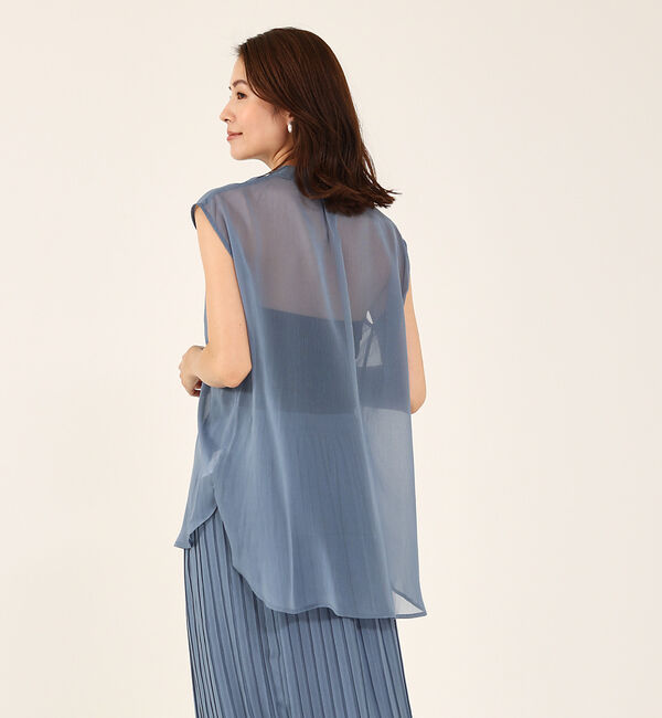 abahouse mavie「【セットアップ対応】ストリングノースリシャツ」|シャツ・ブラウス|