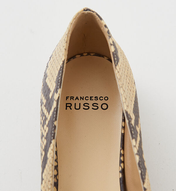The Store by C' 「【FRANCESCO RUSSO】バレリーナパイソンパンプス」|パンプス|