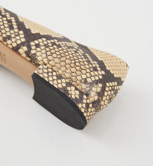 The Store by C' 「【FRANCESCO RUSSO】バレリーナパイソンパンプス」|パンプス|