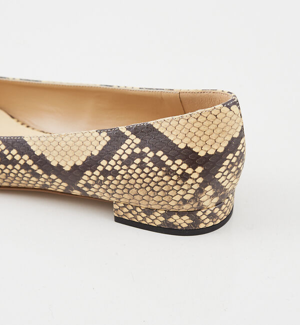 The Store by C' 「【FRANCESCO RUSSO】バレリーナパイソンパンプス」|パンプス|