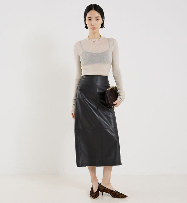 The Store by C' 「【COCUCA】ラムレザースカート」|スカート|